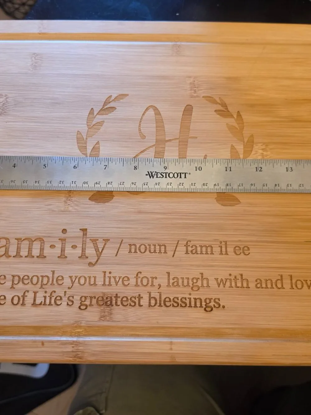 Food Network Wood engraved 
